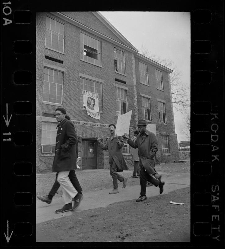 MIT BSU students support Brandeis Black students, 1969 | MIT Black 